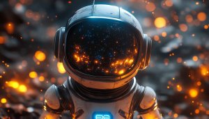 Astronaut In Space Suit 4K Desktop Mobile Wallpaper No Signup