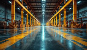 Industrial Warehouse Interior 4K Desktop Backgrounds, Free Mobile Wallpaper