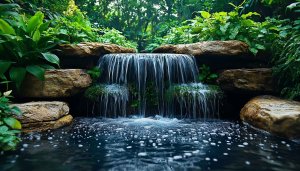 Scenic Waterfall Mobile Wallpaper | Free Nature 4K Desktop Background