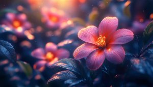 Aesthetic Pink Flower Wallpaper for Mobile & Desktop Backgrounds 4K