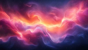 Colorful Galaxy Nebula Space Art 4K Desktop Mobile Wallpaper