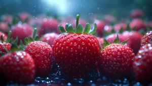 Strawberry wallpaper 4K Desktop Background Fresh Fruit Mobile Wallpaper