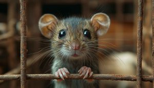 Cute Mouse Portrait 4K Desktop Background Animal Mobile Wallpaper