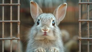 Cute Rabbit Wallpaper Portrait, Pet Animal Mobile Background Free