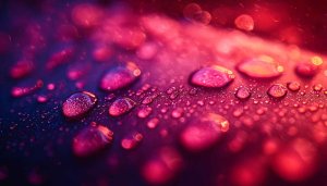Abstract Pink Purple Water Droplets 4K Desktop Mobile Background Wallpaper