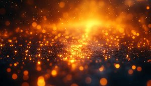 Orange Bokeh Lights Abstract Mobile Wallpaper Sparkles Free Background