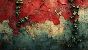 Rustic Wall Texture with Vines Free 4K Desktop Wallpaper