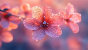 Pink Blossom Flower Mobile Wallpaper Aesthetic Desktop Background 4K