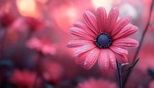 Pink Daisy Mobile Wallpaper - Spring Flower Desktop Background 4K