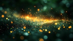 Sparkling Golden Bokeh Lights Mobile Background Aesthetic Desktop Wallpaper