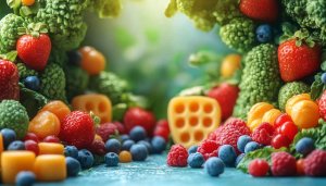 Delicious Healthy Fruits Vegetables 4K Desktop Mobile Wallpaper Free