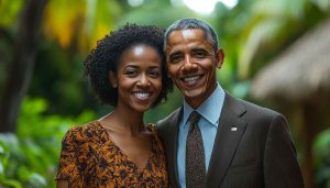 Barack Obama Family Portrait Desktop Backgrounds Free Wallpaper