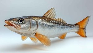 Freshwater Fish HD Mobile Background, Silver and Orange Wallpaper