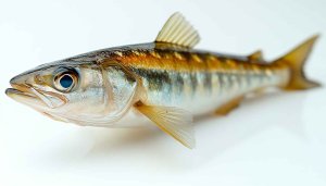 Freshwater Fish Wallpaper, Close-up Fish Image, Minimalist Seafood Background