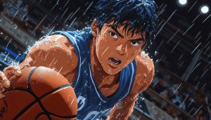 Slam Dunk Anime Mobile Wallpaper - Basketball Hanamichi Sakuragi Background