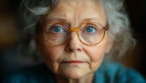 Elderly Woman Portrait HD Mobile Wallpaper Free Download