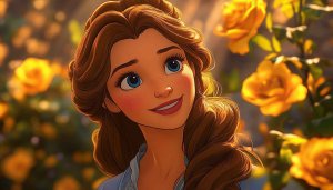 Beauty and the Beast Belle Wallpaper, Mobile Background, Free