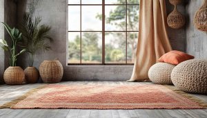 Boho Interior Design Wallpaper, Relaxing Room Aesthetic, 4K Desktop Background