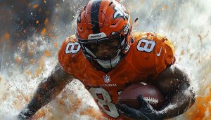 NFL Football Player Art Mobile Wallpaper | Free Sports Background