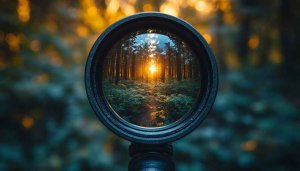 Lens View Forest 4K Mobile Wallpaper Nature Desktop Background