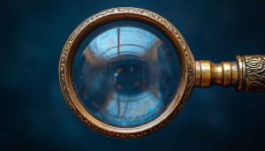 Vintage Magnifying Glass Wallpaper Antique Mobile Background Aesthetic Look