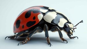 Detailed Ladybug Close-up Photo Wallpaper for Desktop Backgrounds