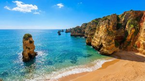 Stunning Coastal Cliffs and Turquoise Ocean 4K Desktop Background, Free Nature Wallpaper for Mobile