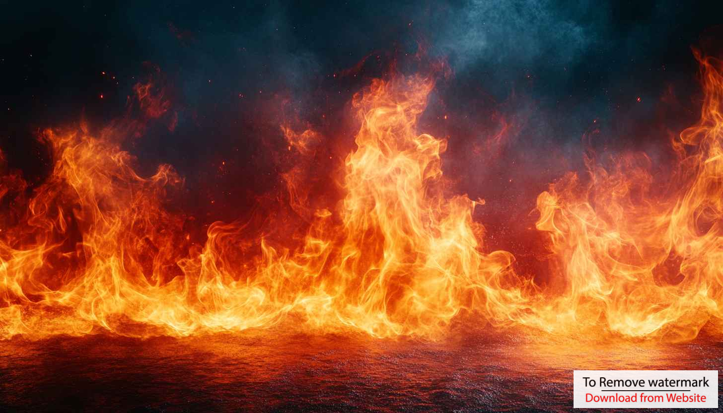 Intense Fire Flames Mobile Wallpaper, 4K Desktop Background Free - Free Img