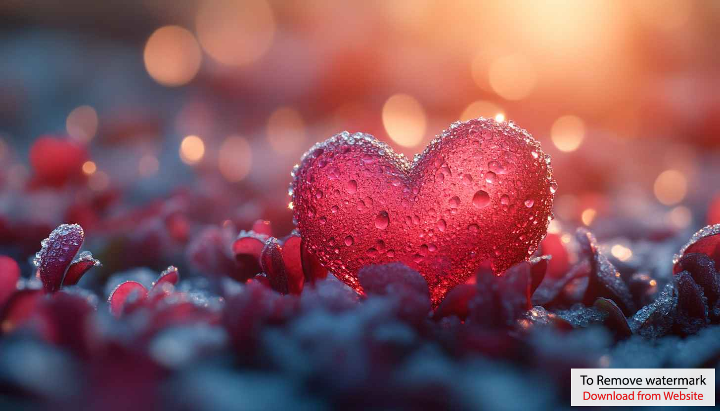 Red Heart Valentine's Day Wallpaper 4K Desktop Mobile Background - Free Img